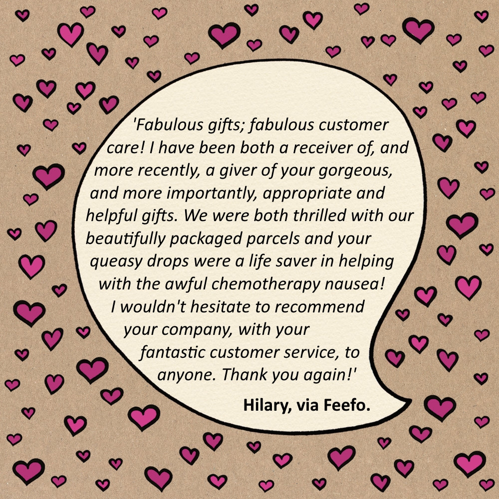 Customer Review | Queasy Drops