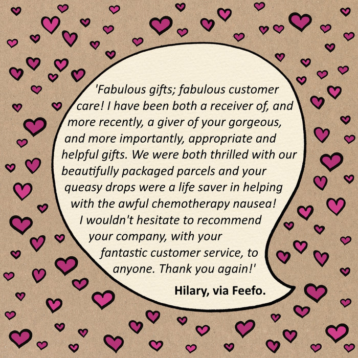 Customer Review | Queasy Drops