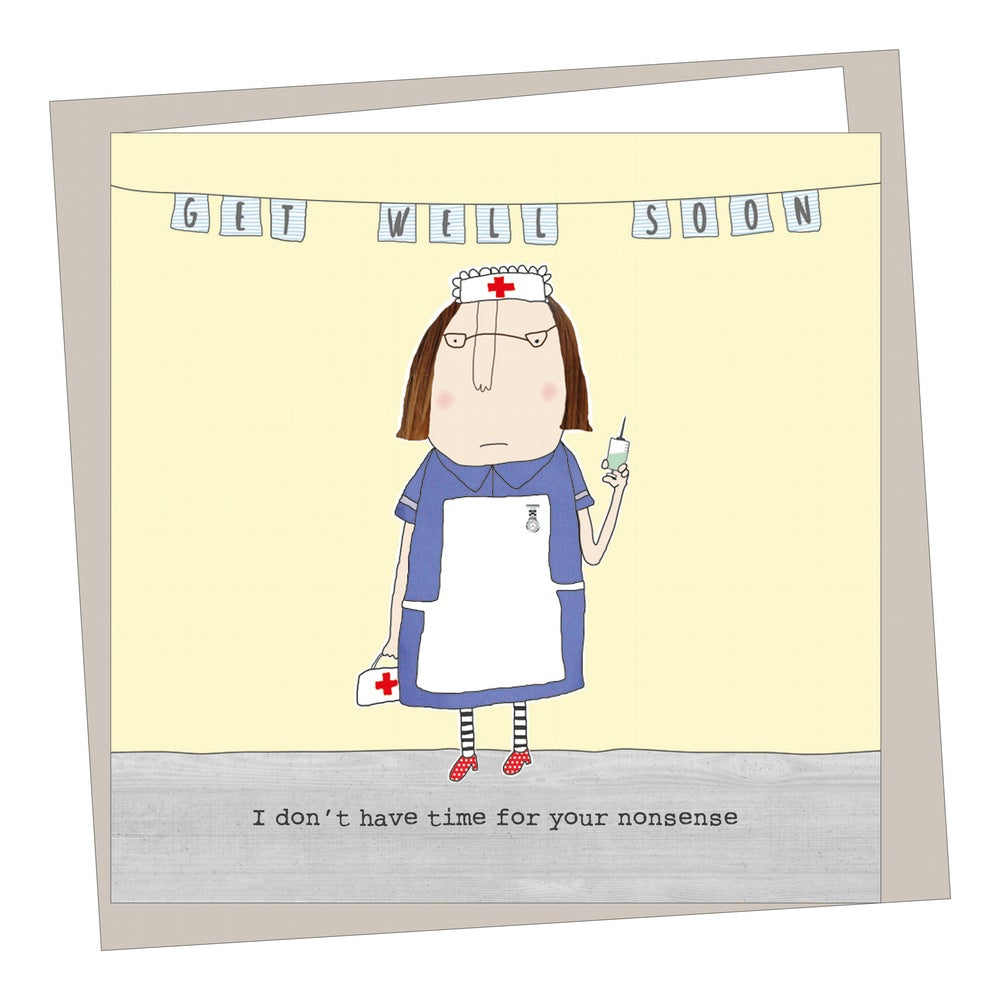 No Nonsense Get Well Card