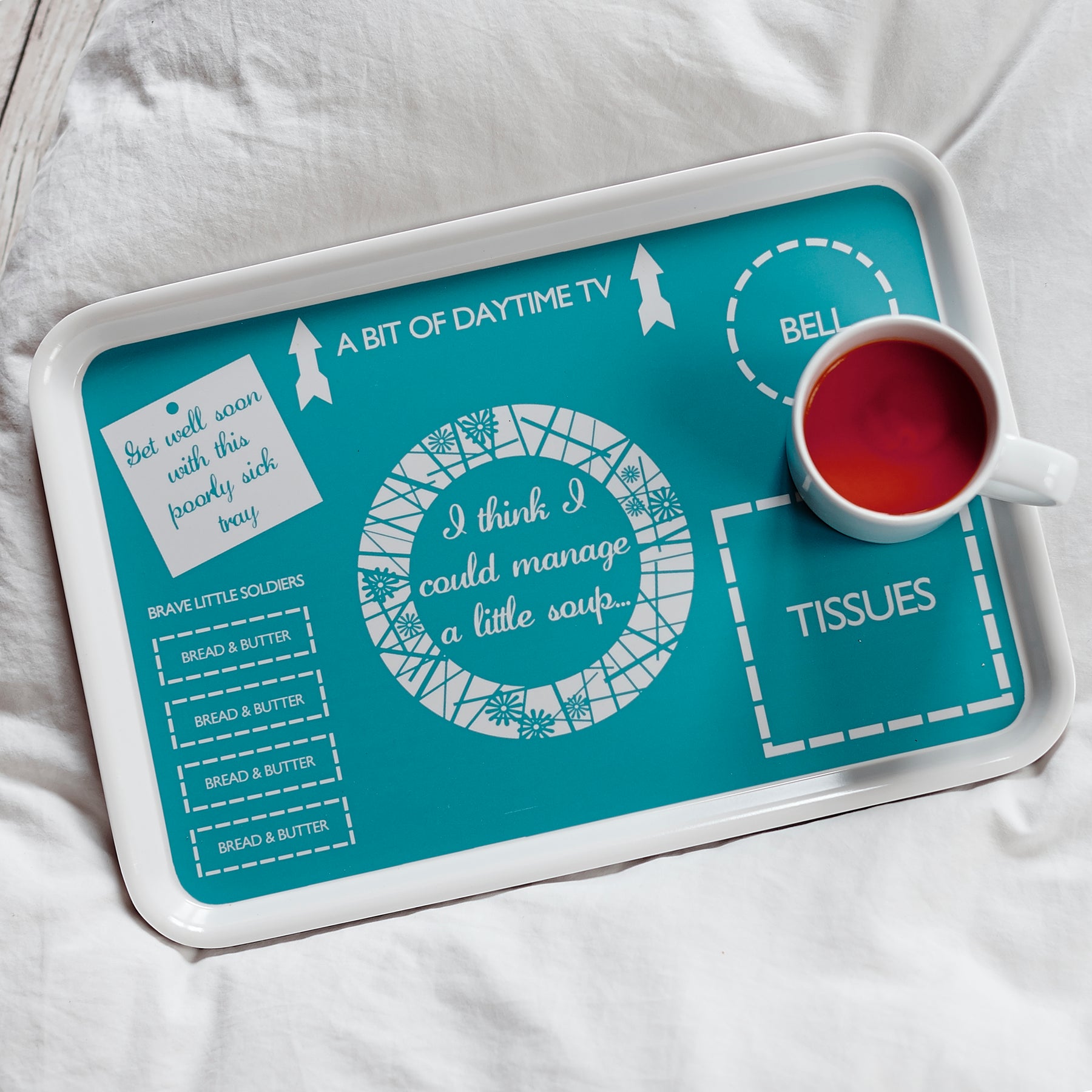 Get Well Soon Poorly Sick Tray