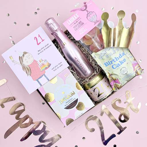 The 21st  Birthday Gift Box For Her