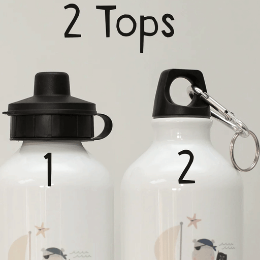 Personalised Bright Rainbow Water Bottle