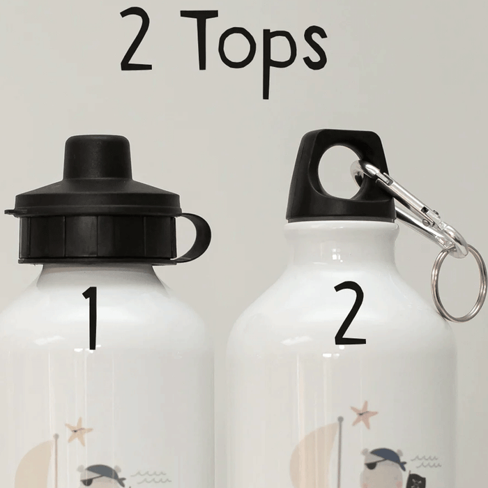 Personalised Bright Rainbow Water Bottle