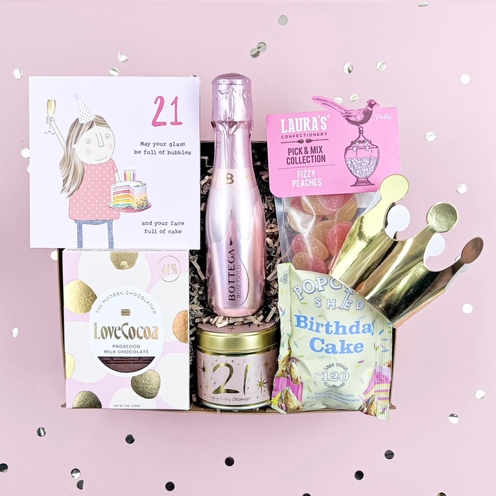 The 21st  Birthday Gift Box For Her