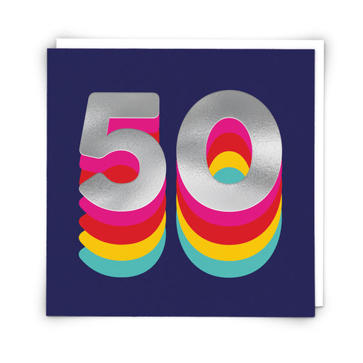 50th Navy Birthday Card