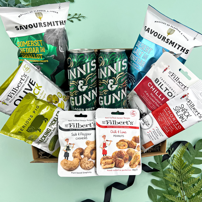The Beer And Nibbles Hamper Gift Box