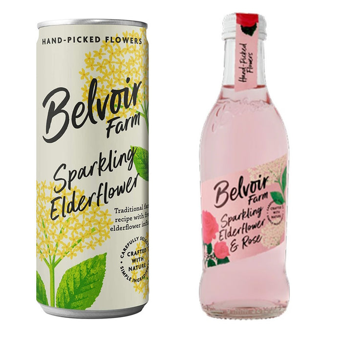 Belvoir Sparkling Elderflower Pressé - Various Flavours