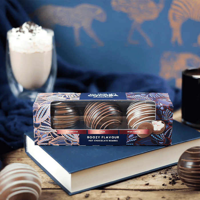 Boozy Hot Chocolate Bombes