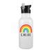 Personalised Bright Rainbow Water Bottle