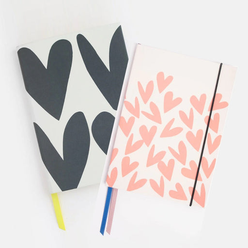 Caroline Gardner Hearts Notebooks - Various Designs