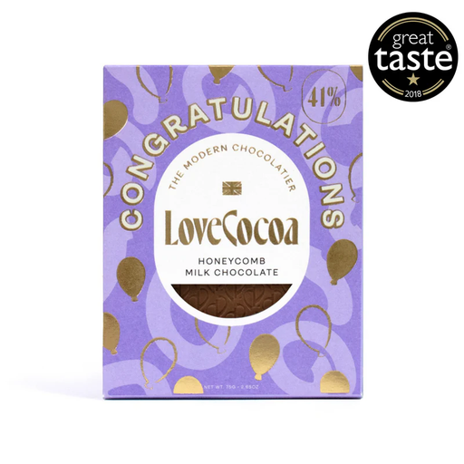 Congratulations Honeycomb Chocolate Bar 