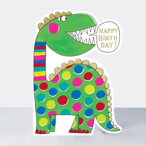 Cut Out Dinosaur Birthday Card