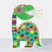 Cut Out Dinosaur Birthday Card