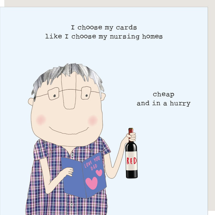 'Cheap And In A Hurry' Father's Day Card