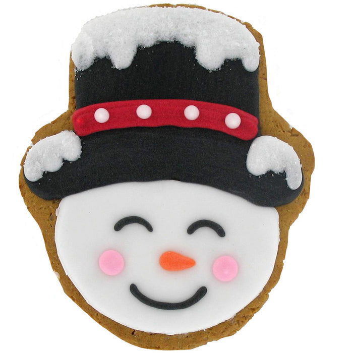Iced Gingerbread Biscuit  Snowman