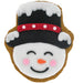 Iced Gingerbread Biscuit  Snowman