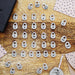 Keyring Initial Pebbles