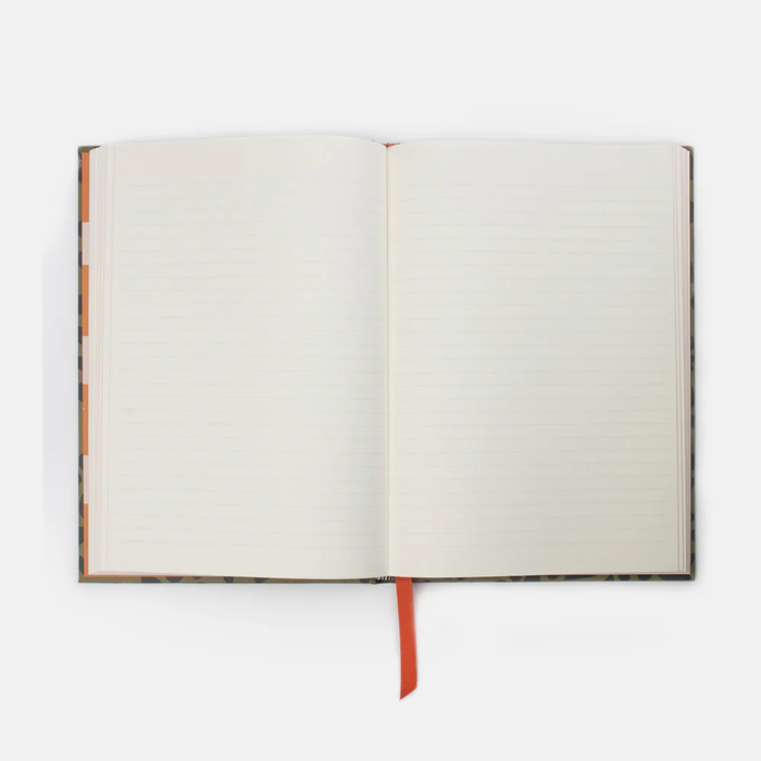 Caroline Gardner Khaki & Black Hearts Notebook