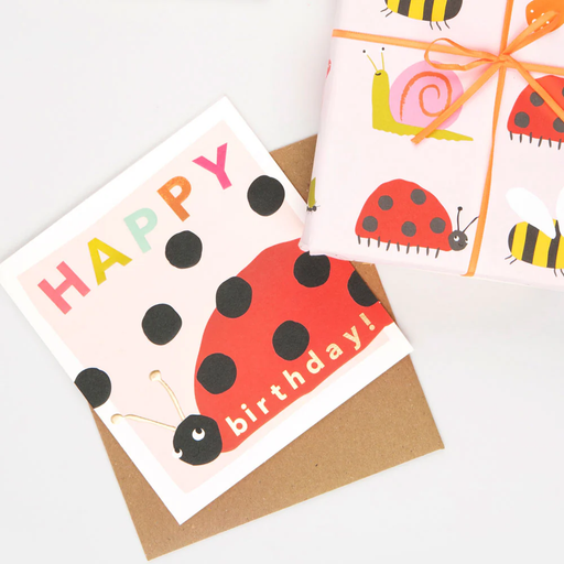  Ladybird Happy Birthday Card
