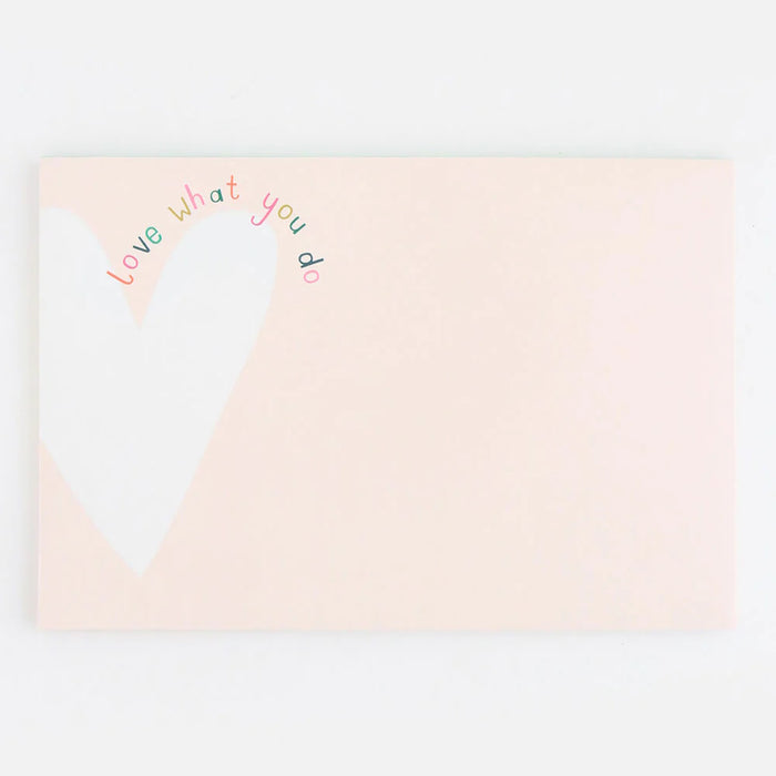 Caroline Gardner Love What You Do Hearts Desk Pad