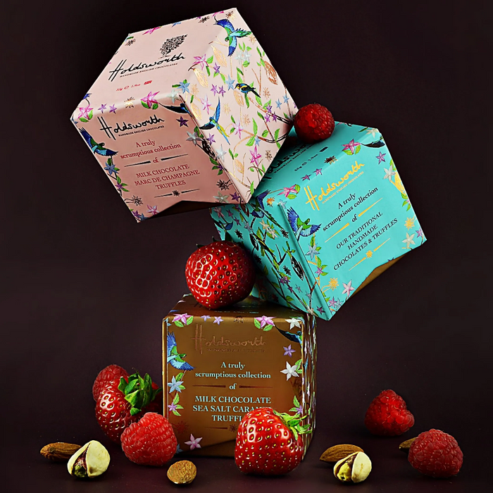 Marc de Champagne Truffles Mini Gift Cube