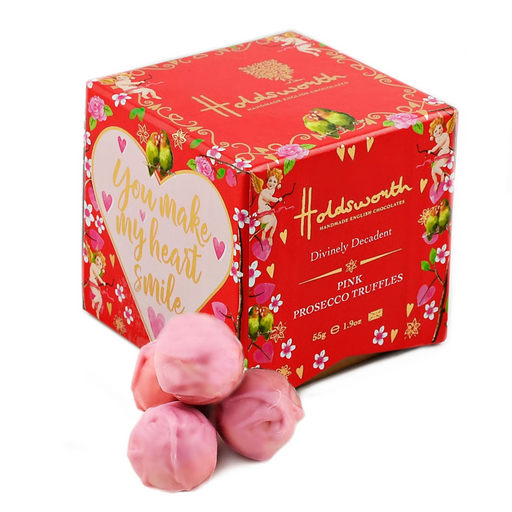 Pink Prosecco Truffles Mini Gift Cube