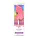 Pink chocolate unicorn lollipop