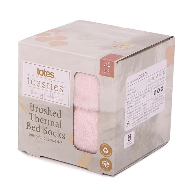 Totes Ladies Thermal Slipper Socks - Various Colours
