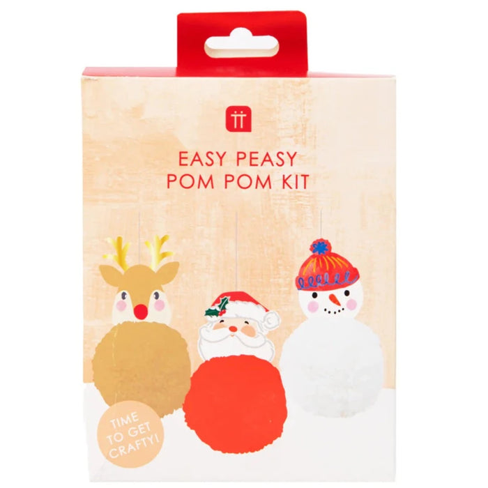 Make Your Own Christmas Pom Pom Decorations