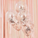 Rose Gold Shredded Confetti Birthdya Balloons