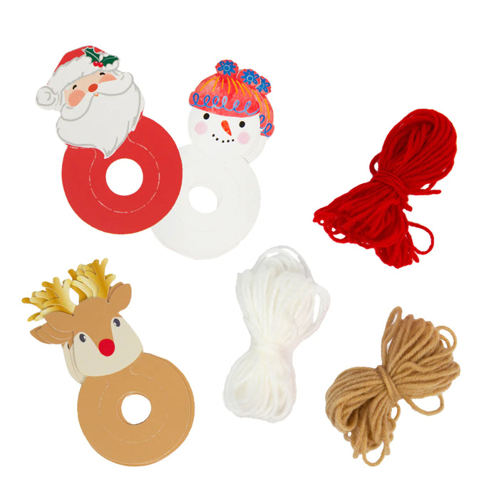 Make Your Own Christmas Pom Pom Decorations