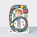 Boys 6th Space Birthday Card