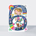 Girls 6th Puppy Love Birthday Card