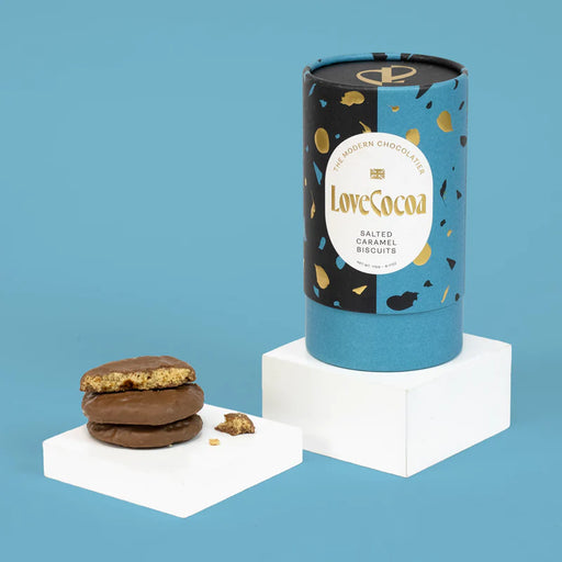 Salted Caramel Milk Chocolate Biscuits