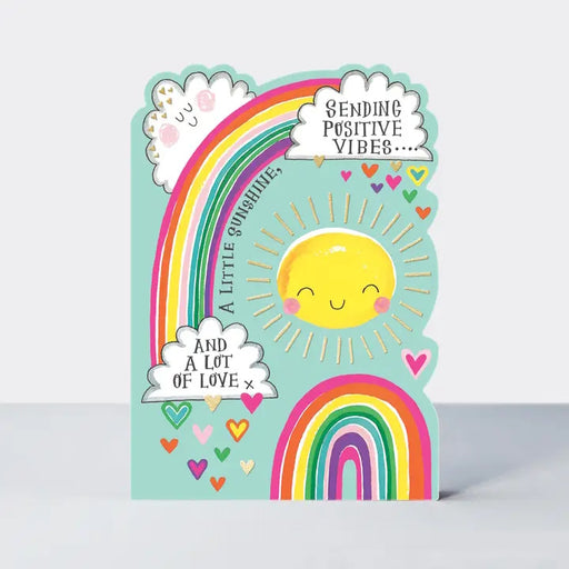 Sending Positive Vibes And Sunshine Card