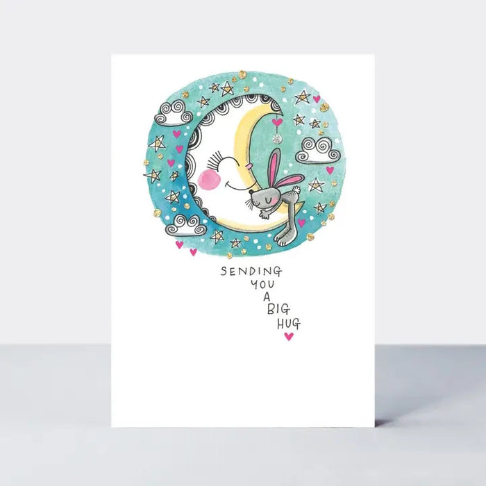 Sending You A Big Hug Moon Card
