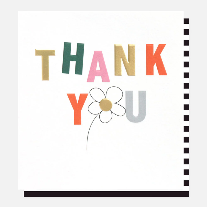 Thank You Floral Card