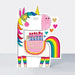Cut Out Unicorn Birthday Card