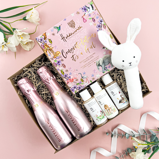 Congratulations It's A Girl Gift Box Baby Hamper