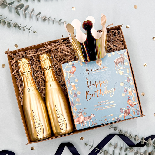 The Birthday Bubbles and Chocolates Gift Box