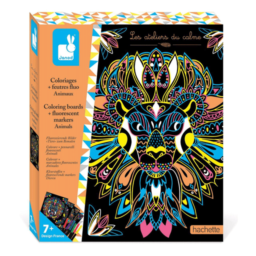 Fluorescent Animal Colouring Boards