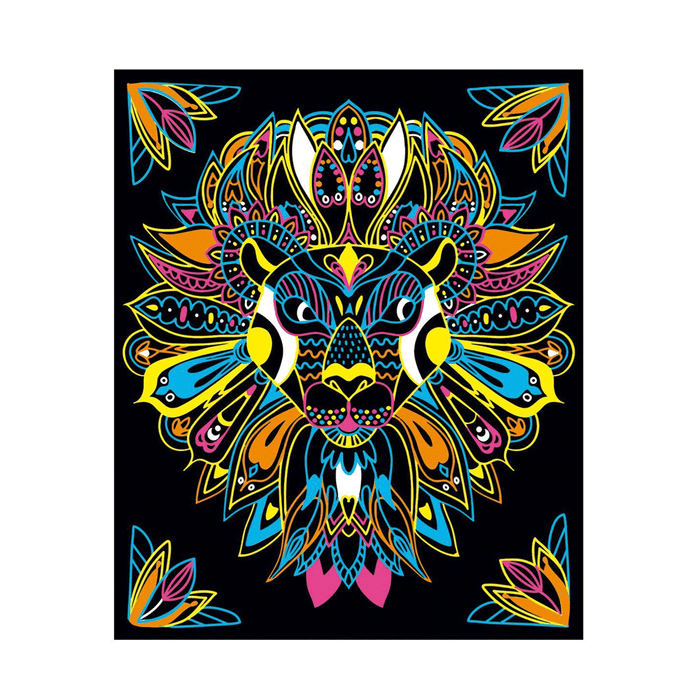 Fluorescent Animal Colouring Boards