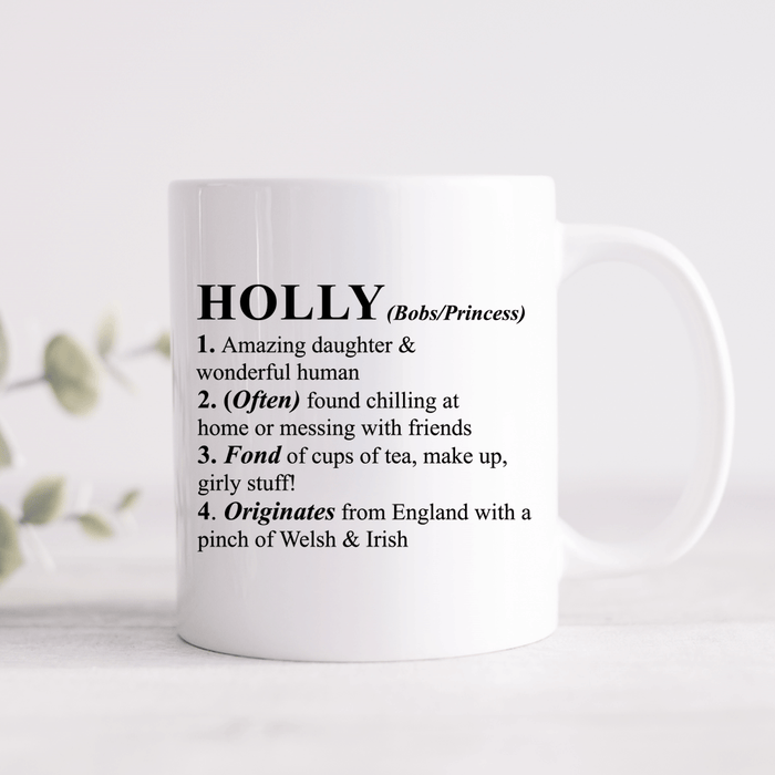 Personalised Definition Mug