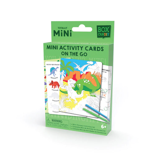 Dinosaurs Colouring Cards Activity  Craft Set Box Candiy Totally Mini Dinosaur Dinosaurs