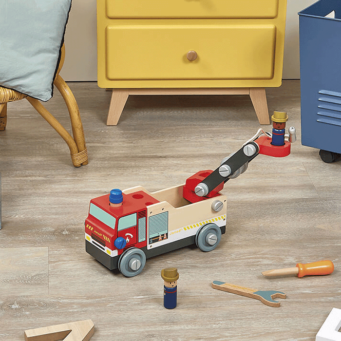 DIY Wooden kids Fire Engine
