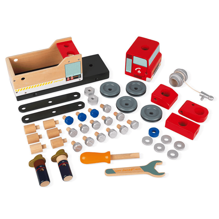 DIY Wooden kids Fire Engine