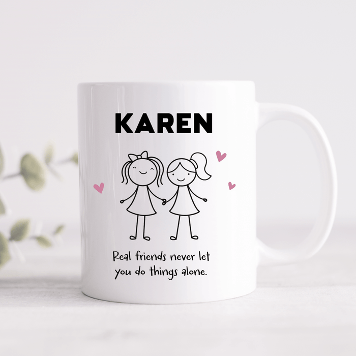 Friendship Thank You Personalised Mug (Various Designs)
