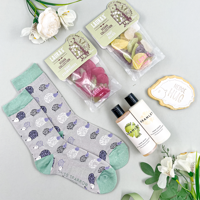 The Vegan Hedge Hug Thinking Of You Gift Box Care Package