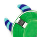 Monstarz Monster Green Relaxeazzz Plush Round Travel Pillow & Eye Mask Set