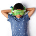 Monstarz Monster Green Relaxeazzz Plush Round Travel Pillow & Eye Mask Set